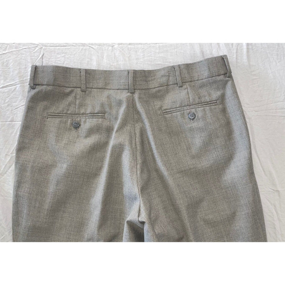 Stafford Performance Classic Fit Washable Poly-Wool Dress Pants, Slacks. 38X29. - Picture 9 of 9